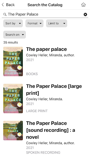 Screenshot of Delaware County Libraries