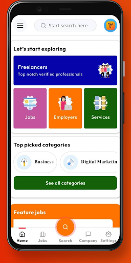 Android application Taskkeys screenshort