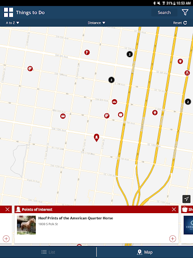 Screenshot of Visit Amarillo