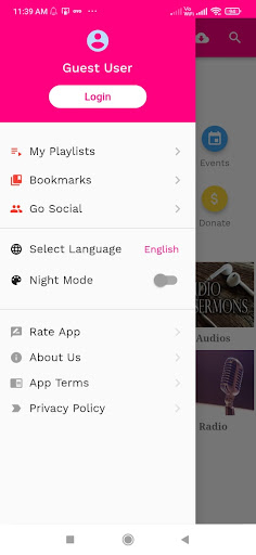 Sathya vakyam - Church app Screen 2