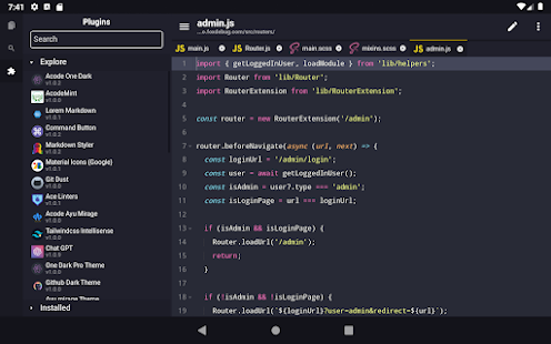 Acode - code editor | FOSS Screenshot