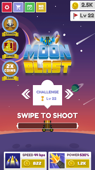 Moon Blast - Ball Blaster Cann 1.09 APK + Mod (Unlimited money) for Android