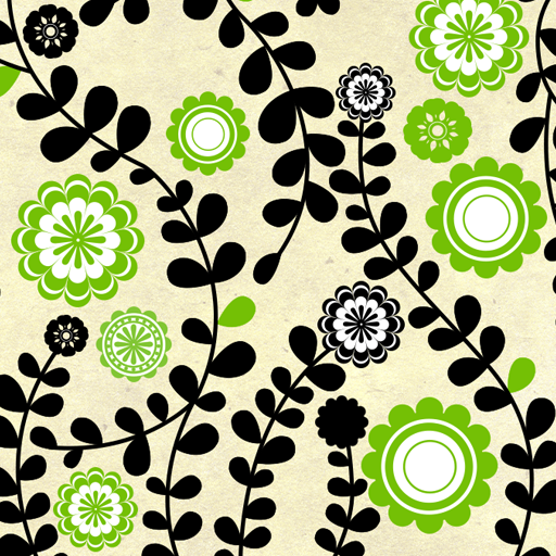 花壁紙 flower & ivy logo