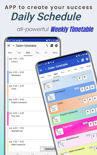Daily Schedule - easy timetable, simple planner 1.72 screenshots 1