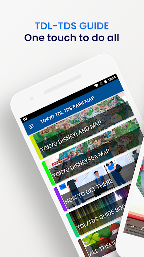 Android application TOKYO LAND/SEA PARK MAP GUIDE screenshort