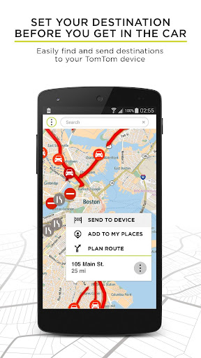 Screenshot of TomTom MyDrive™