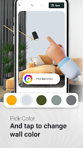 Captura 9 My Room: Wall Paint Visualizer android