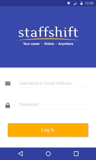 Staffshift Screen 2