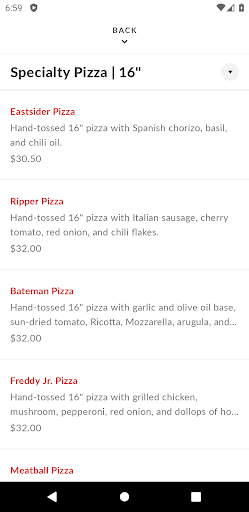 Slasher Pizza Screen 3