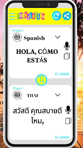 Translator Spanish-Thai
