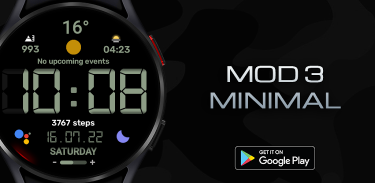 MOD 3 Minimal Digital - New - (Android)