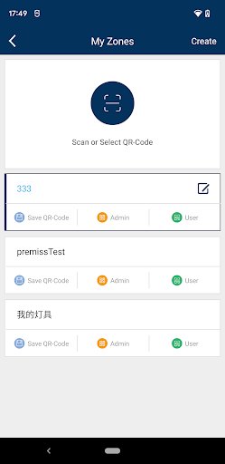 Android application GreenSwitch screenshort