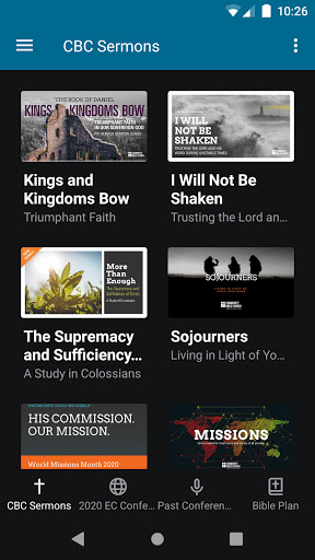 Android application Exalting Christ Ministries screenshort