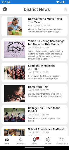 Hooker Schools Connect Screenshot