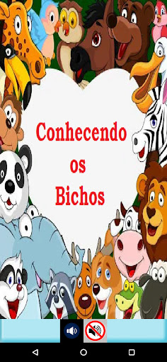 Android application Conhecendo os bichos screenshort