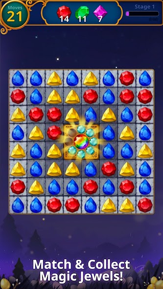 Jewels Magic: Mystery Match3 24.0315.00 APK + Mod (Remove ads) for Android