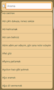 Türkçe Deyimler Sözlüğü Screenshot