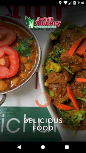 Android application Chilli Chutney screenshort