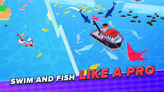 Fish idle: Fishing tycoon screenshots apk mod 2