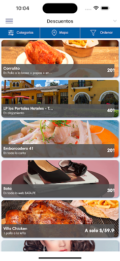 Android application Beneficios VSP screenshort