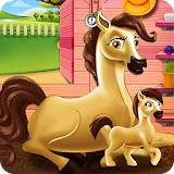 Pony and Newborn Caring icon