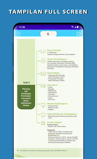 Android application PPKN 11 Kurikulum Merdeka screenshort