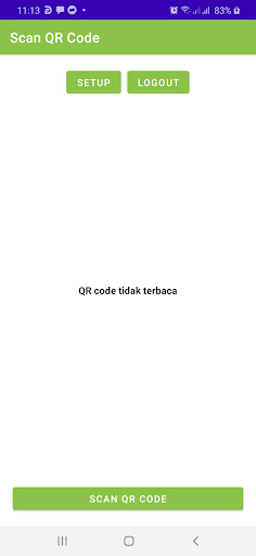 Android application Scan QR Code screenshort