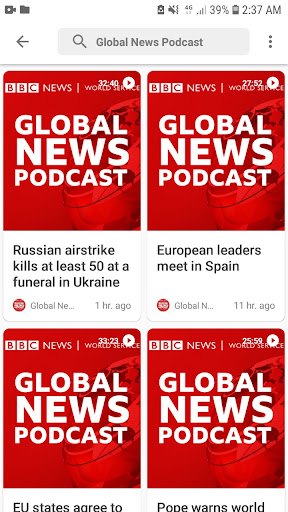 Podcast App: Podcast Player Screen 3