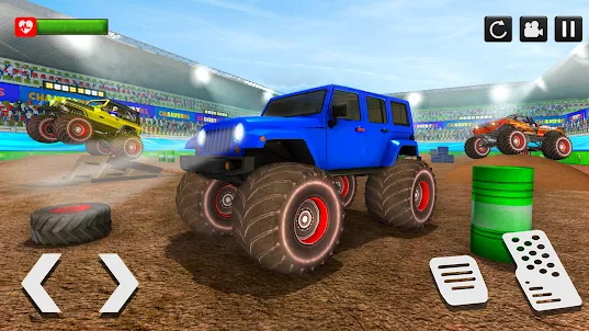 Monster Truck Mud Racing Games