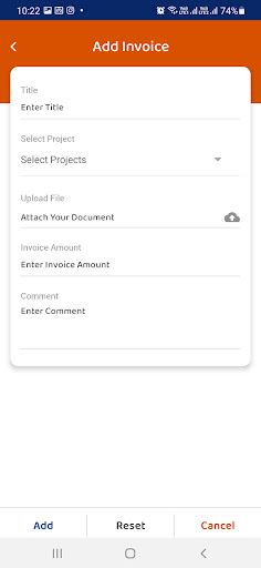Android application SolarSmart screenshort