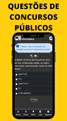 Android application Medicina Simulados screenshort