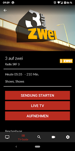 myVision App Screen 2