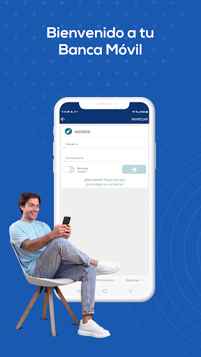 Android application Banca Móvil CA screenshort
