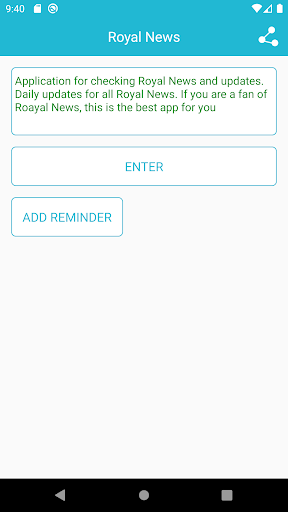 Android application Royal News & Gossips screenshort