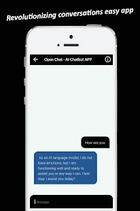 열려 있는 채팅 - 일체 포함 챗봇 앱