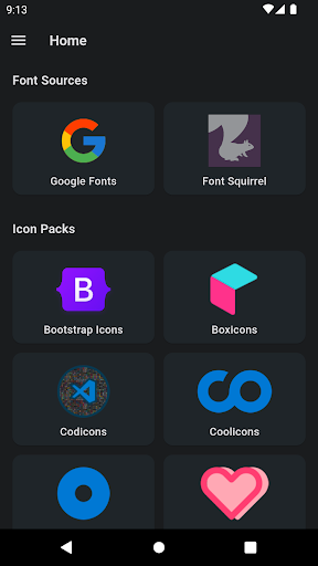 Android application Glif screenshort