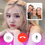Cover Image of ダウンロード Rose BlackPink: Video call - f  APK