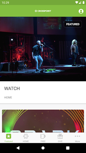 Android application Crosspoint Fishers App screenshort