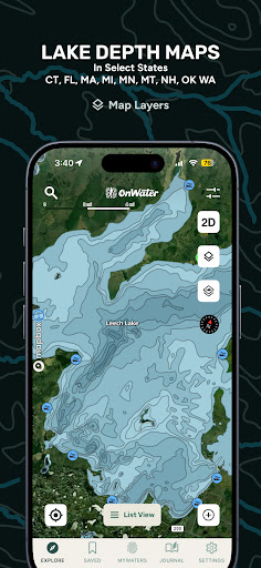 Screenshot of onWater Fish - Fishing Spots