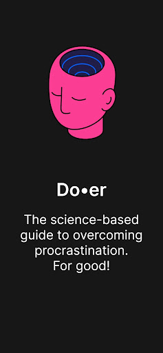Android application Doer: Overcome Procrastination screenshort