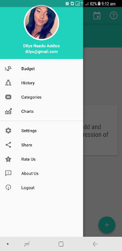Android application Budget-OH! screenshort