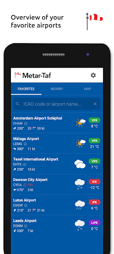 Metar-Taf - Visual decoder Screen 3