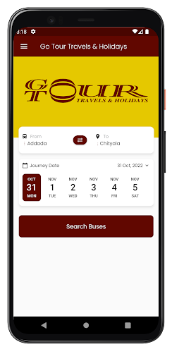Go Tour Travels & Holidays Screen 2