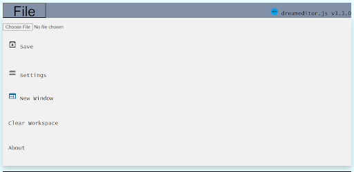 dreameditor.js (Code Editor) Screen 2