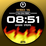Animated Fire Watch Face icon