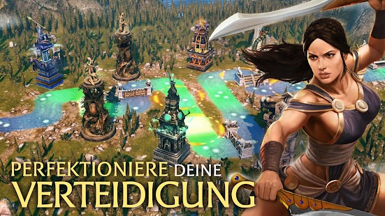 Olympus Rising: Strategiespiel Screenshot