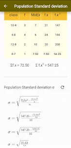 Pop standard deviation 2
