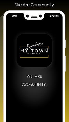 Android application Explore My Town screenshort