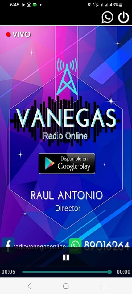 #1. Radio Vanegas Online (Android) Podle: Pinolero Media