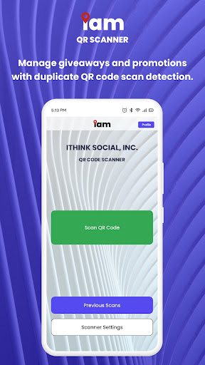 iam QR Code Scanner Screen 3